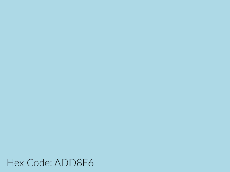 Hex Code_ ADD8E6