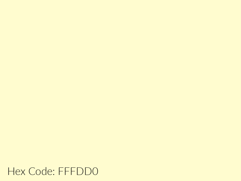 Hex Code: FFFDD0