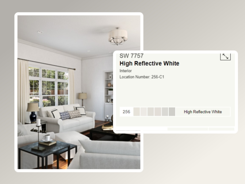 High Reflective White SW7757 from Sherwin Williams