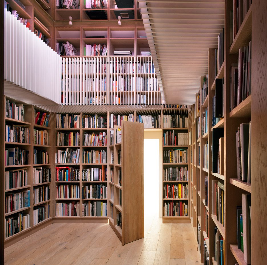 Murphy door in a library