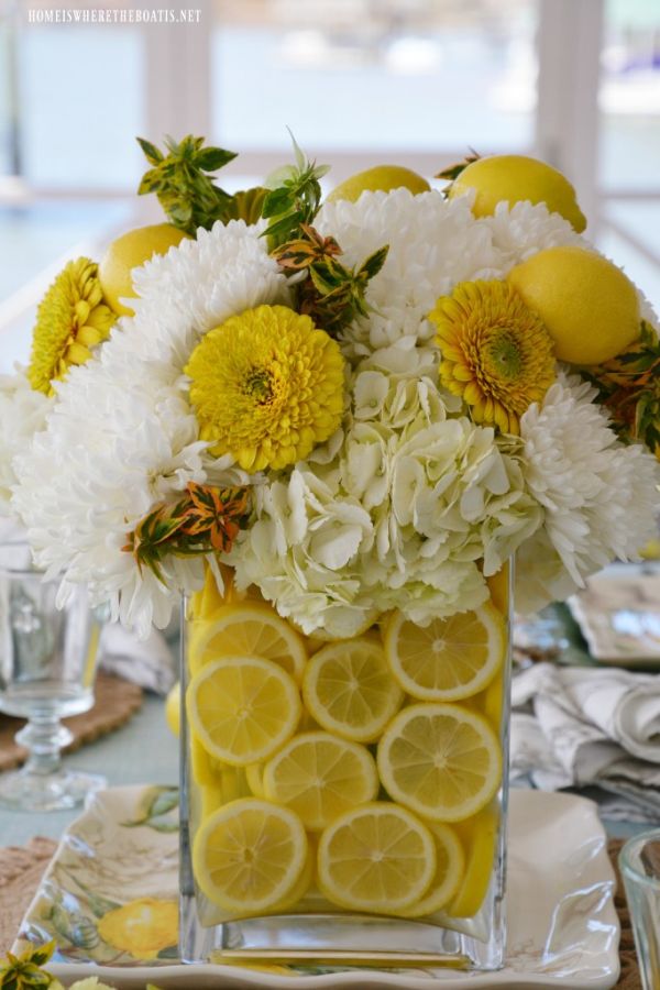 Home is where the boat is lemon vase