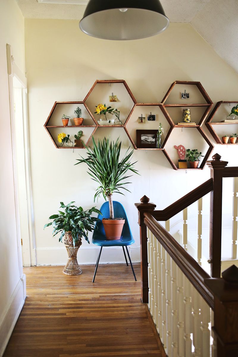 Honeycomb shelves