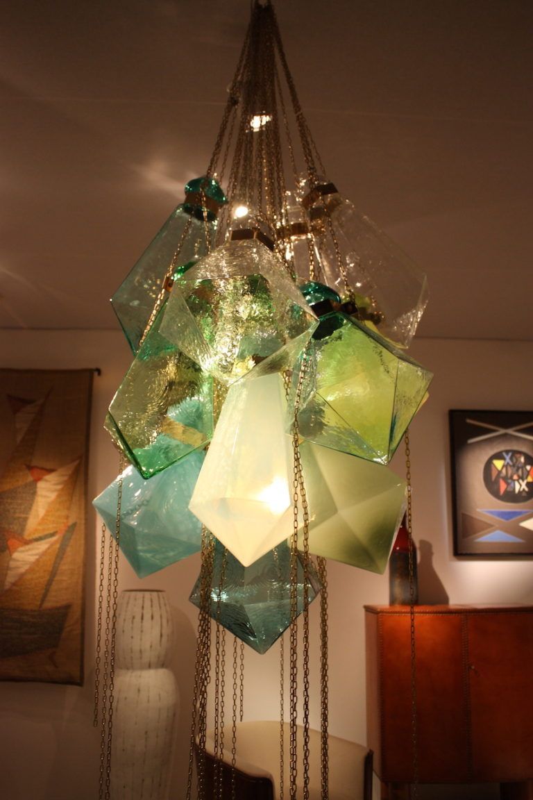 Crystalline beauty lit from within.