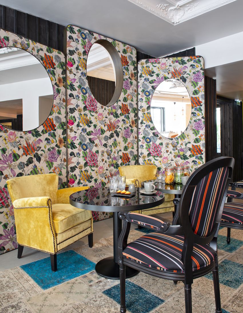 The area is ideal for enjoying some tea and a Madeline.