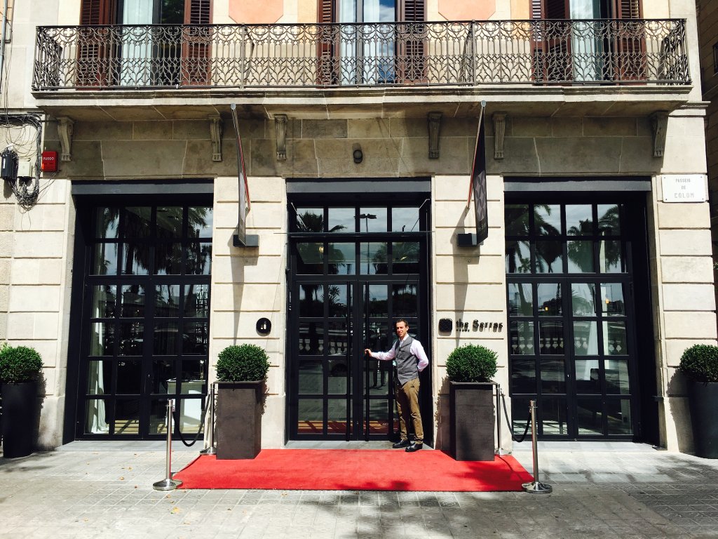 Hotel The Serras – Barcelona Spain Entrance