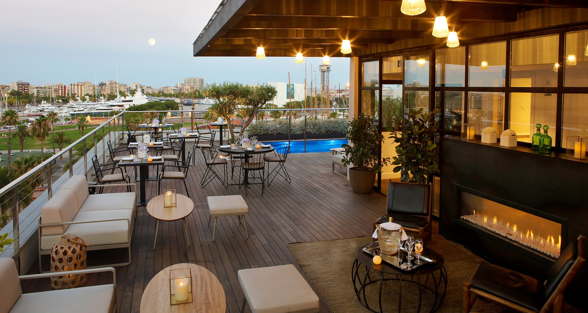 Hotel The Serras – Barcelona Spain Rooftop Design