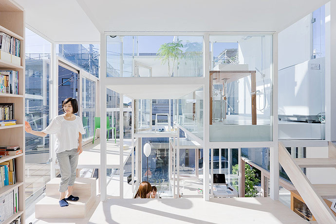 House NA Transparent Design Sou Fujimoto Architects Decor