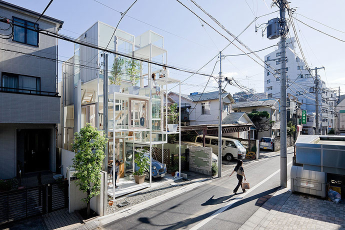 House NA Transparent Design Sou Fujimoto Architects Street