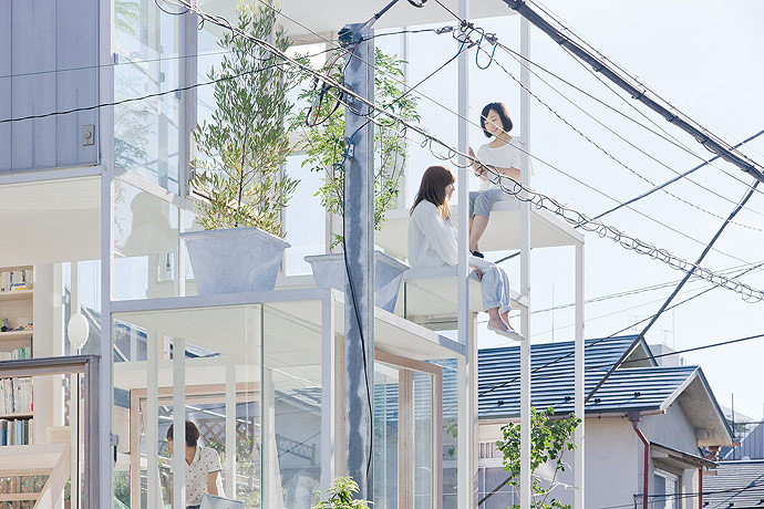 House NA Transparent Design Sou Fujimoto Architects White