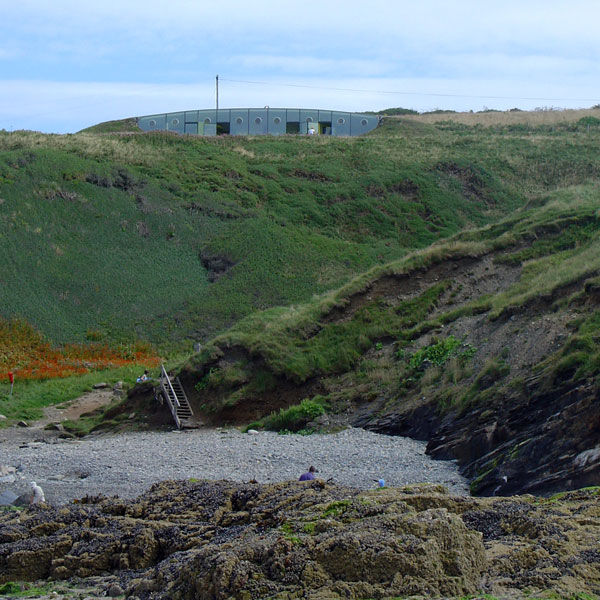 House in wales by future system Ground