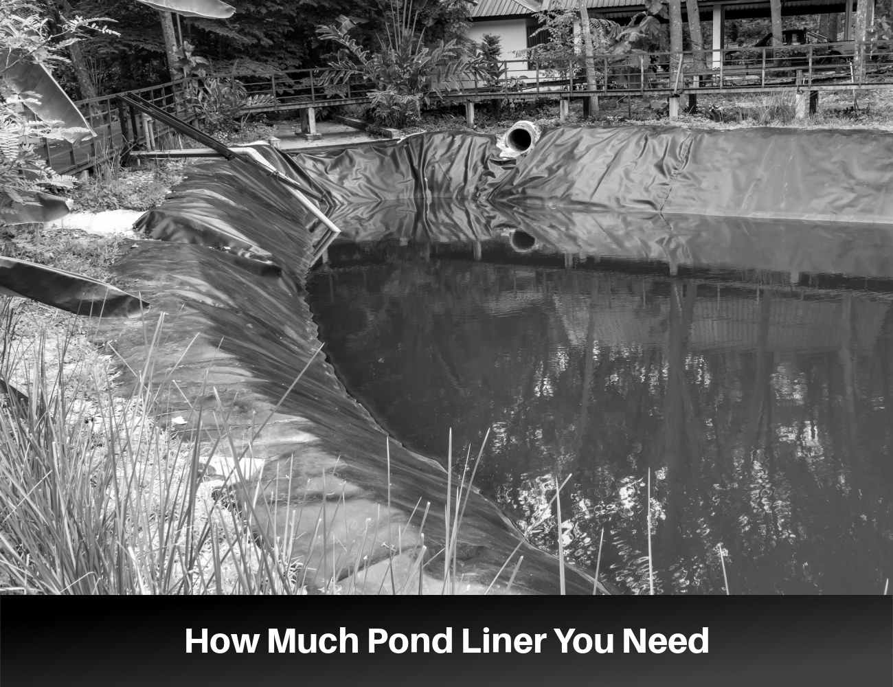 Calculator: How Much Pond Liner You Need