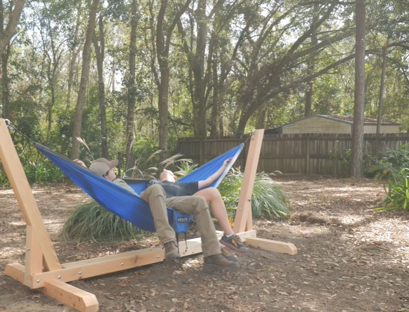 How To Build A Hammock Stand Easy Woodworking Project