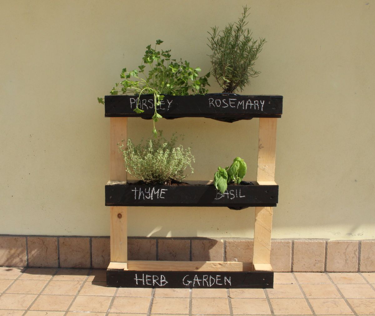 How To Build A Pallet Herb Garden