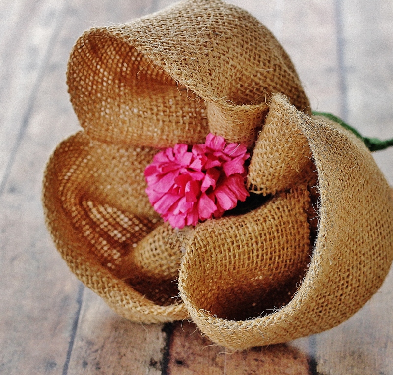 How To Make A Burlap Flower