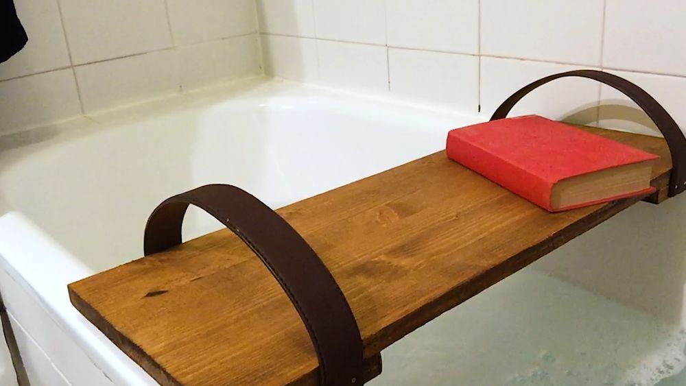 How To Make a Bathtub Caddy Tray