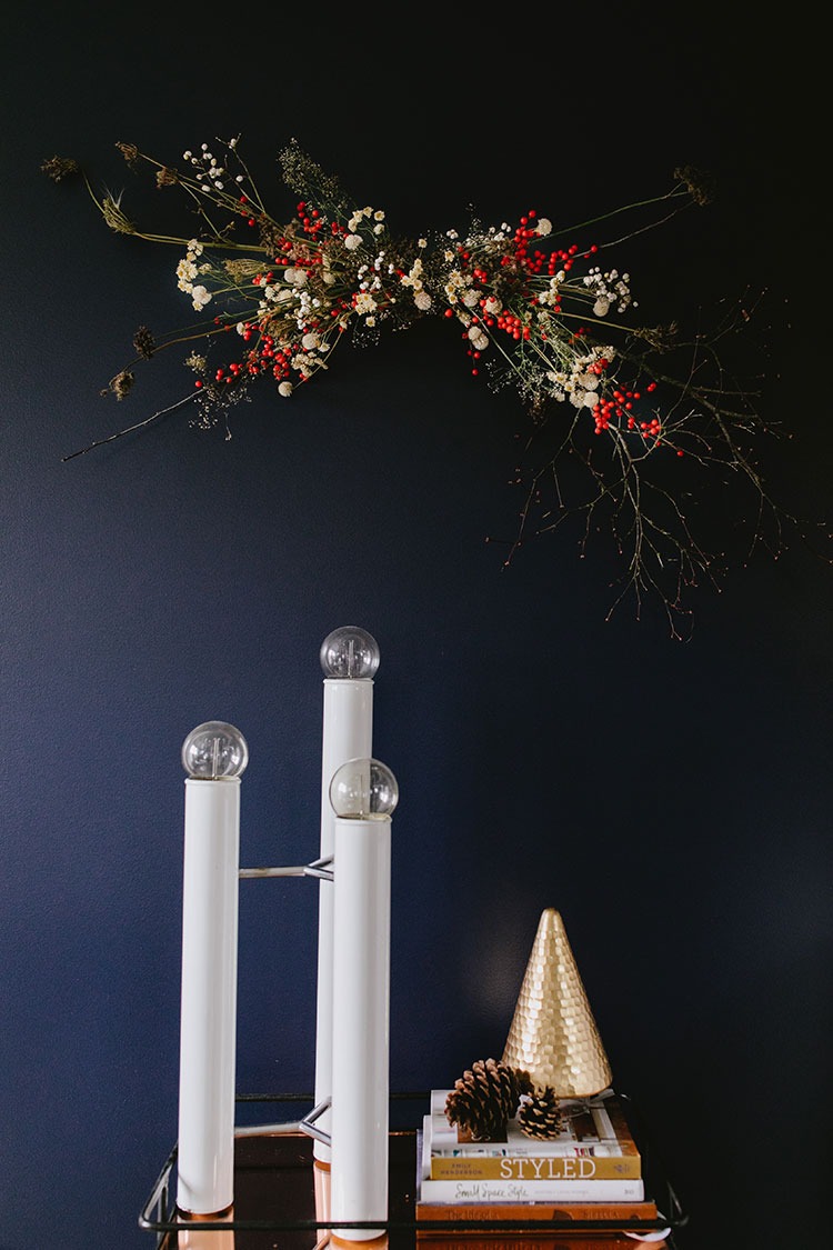 How To Make a Modern Christmas Bough