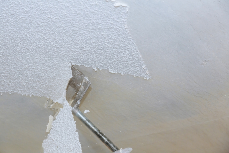 How To Remove Popcorn Ceiling Asbestos