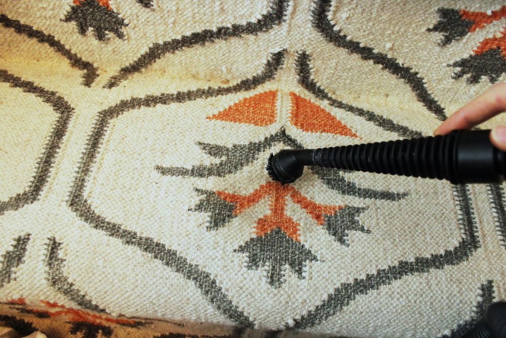 How to Clean Area Rugs rug cleaning advice involves scrubbing