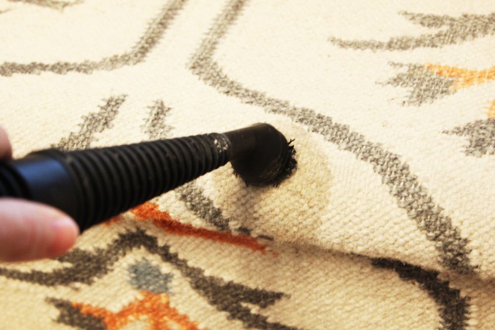 How to Clean Area Rugs steam the area