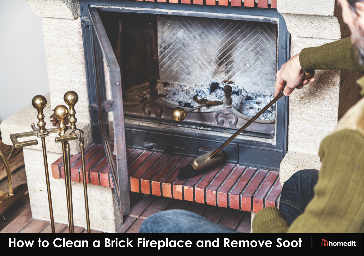 How to Clean a Brick Fireplace and Remove Soot