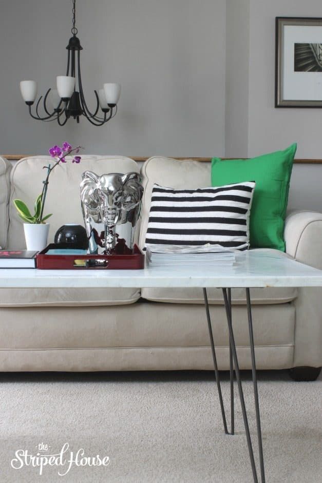 How to DIY a marble coffee table