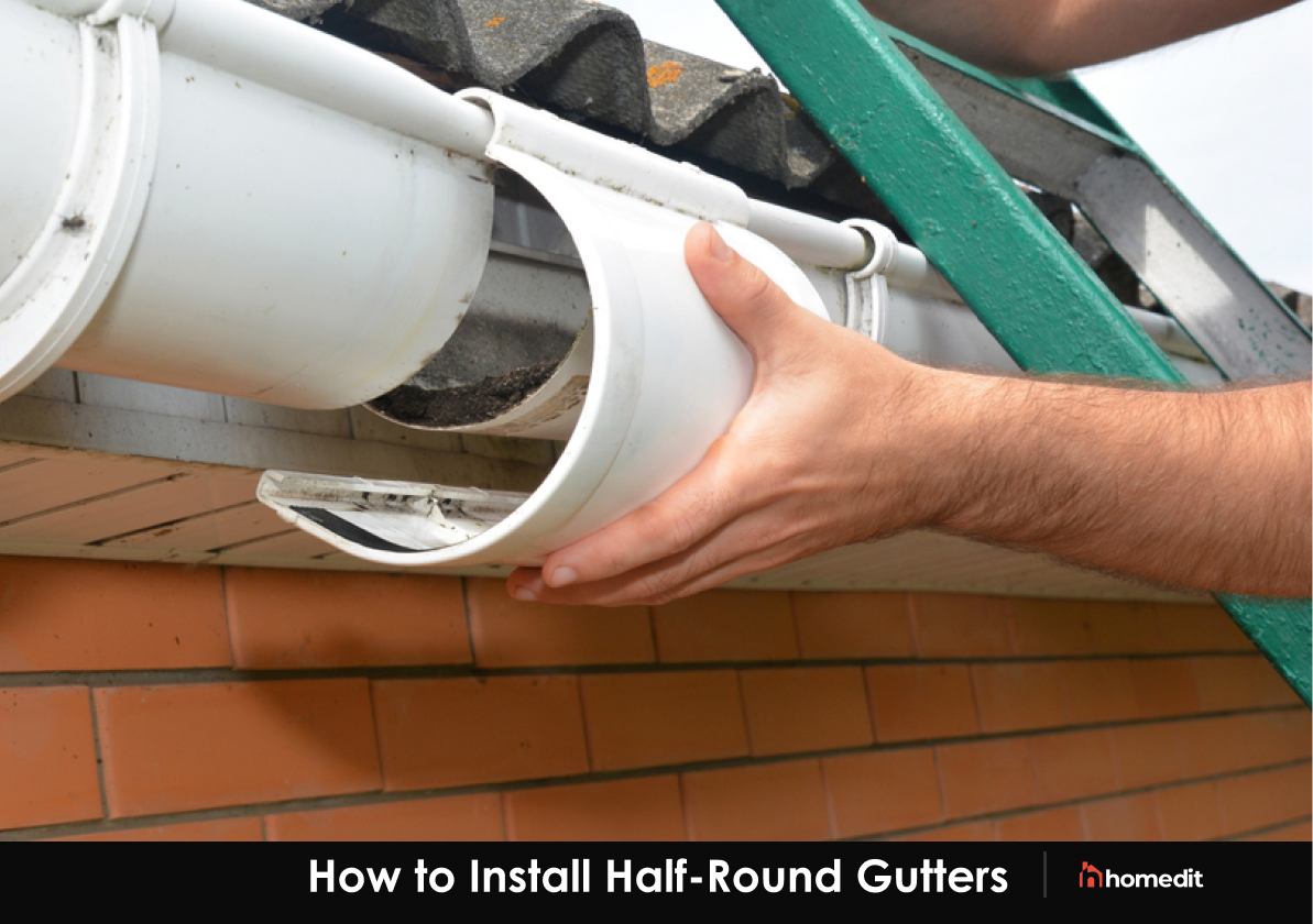 How to Install Half-Round Gutters