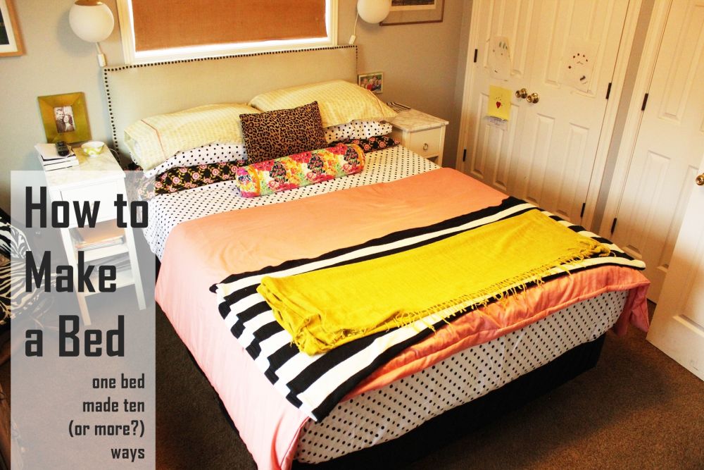 How to Make a Bed: Different Ideas with Everyday Bedding