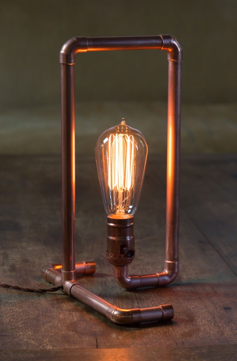 How to Make a Custom Copper Pipe Lamp