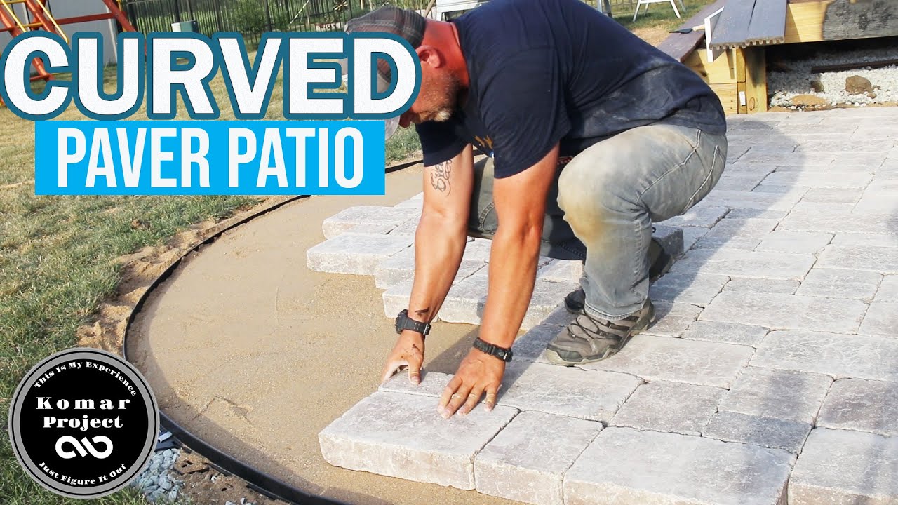 How to Prep and Build a Paver Patio with Curves and Border