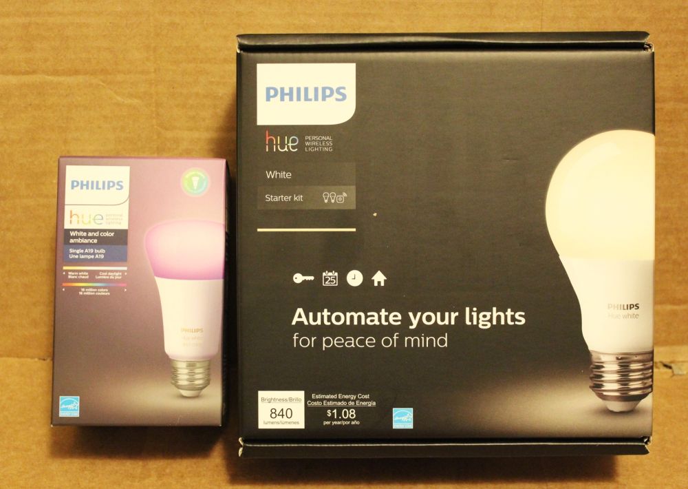 How to Set Up Philips Hue Smart Lights - the box