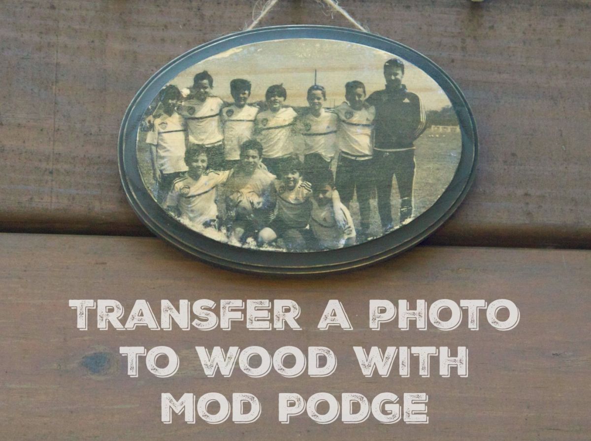 How to Transfer a Photo with Mod Podge