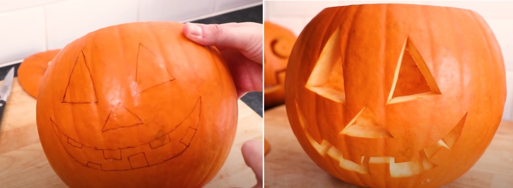 How do you carve a pumpkin easily