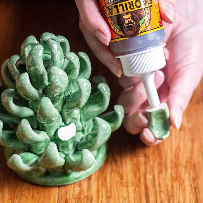 How to glue ceramic pieces with Gorilla