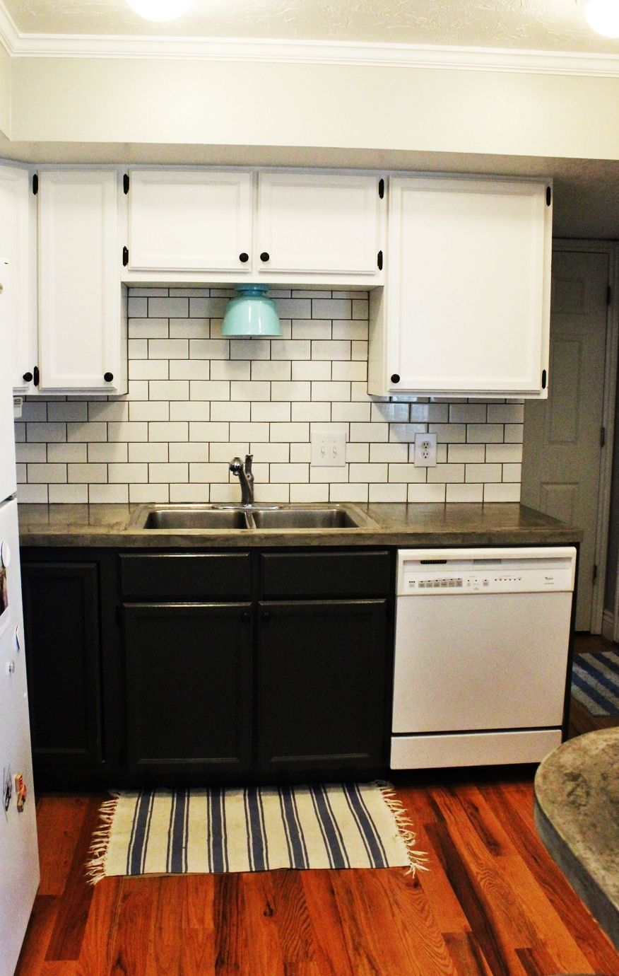 How to install kitchen subway for backsplash