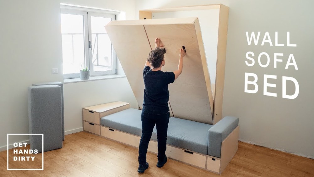 How to make a Wall Sofa Bed System the Murphy Bed