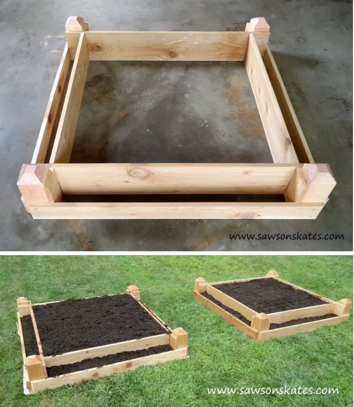 How to make easy raised garden beds