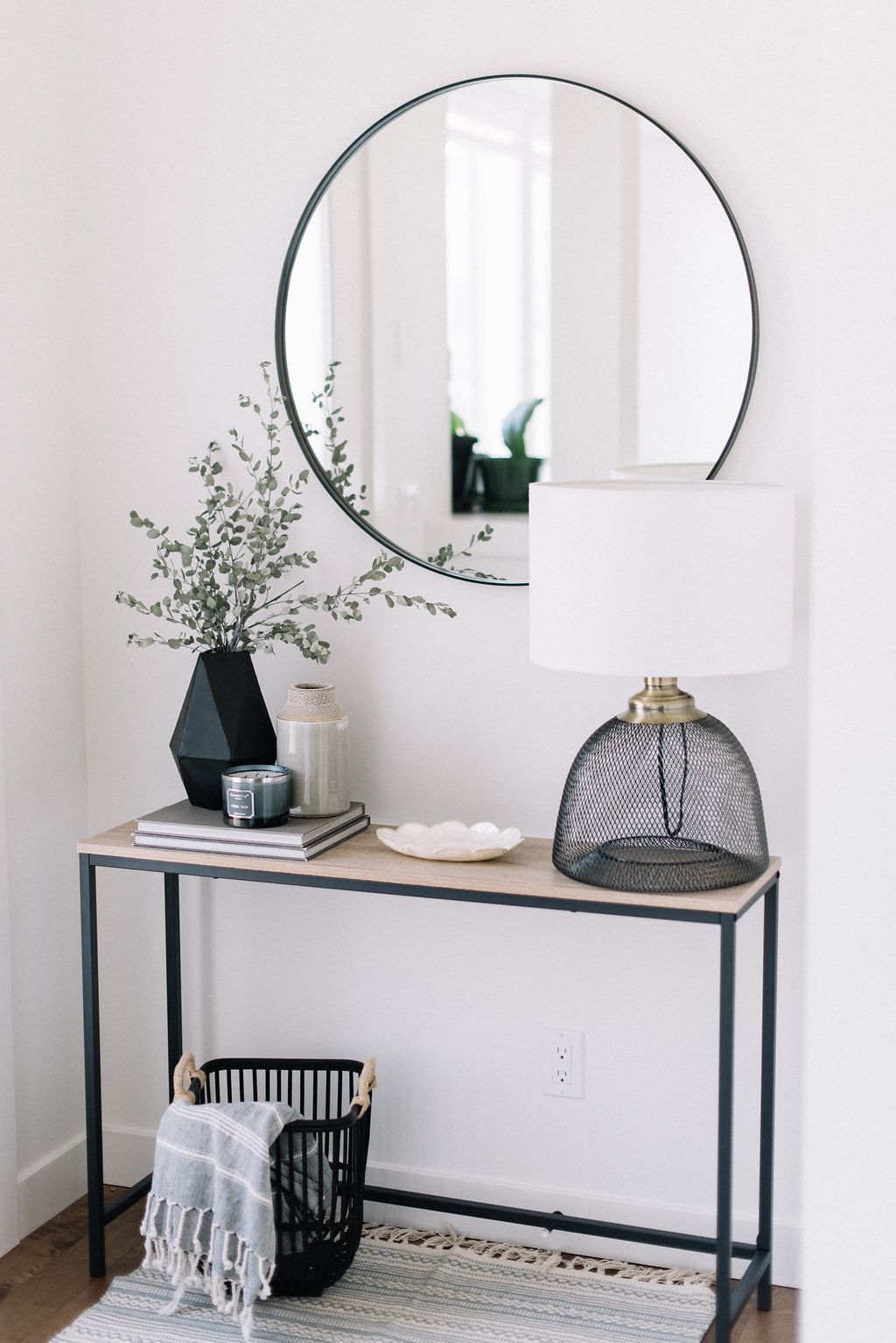 How to style a small entryway