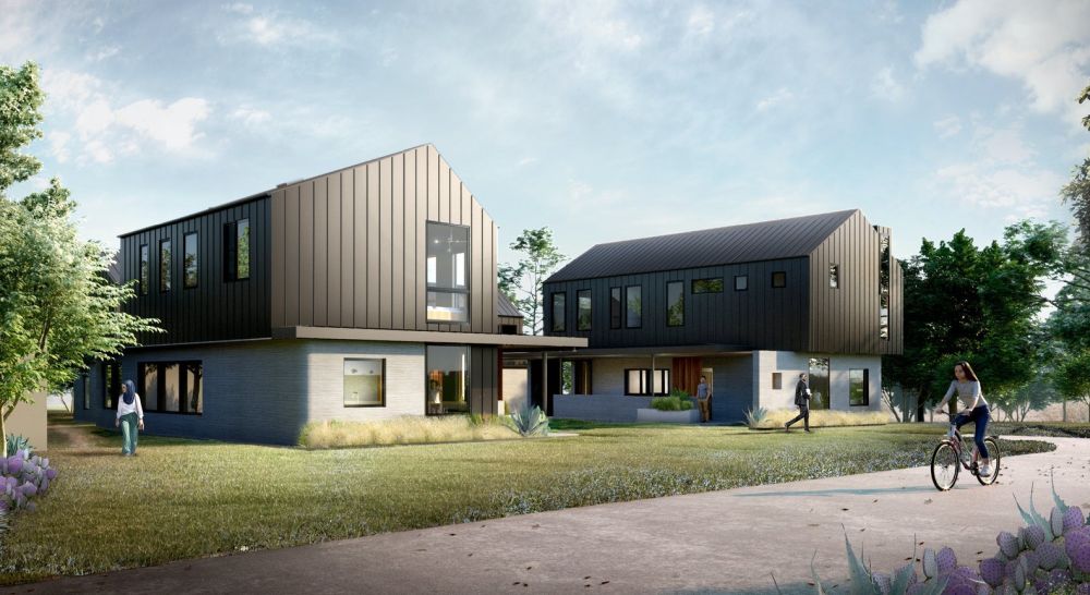 ICONs First 3D Printed Homes for Sale in Austin Texas exterior