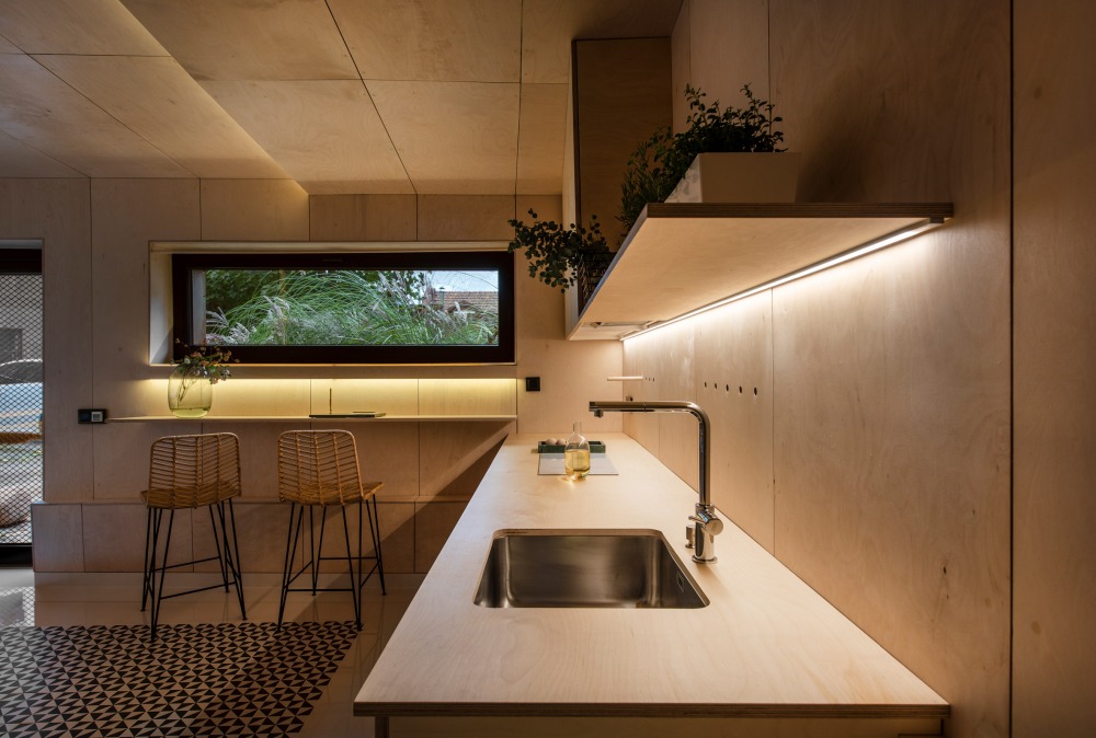 IM Interior has transformed a garage kitchen