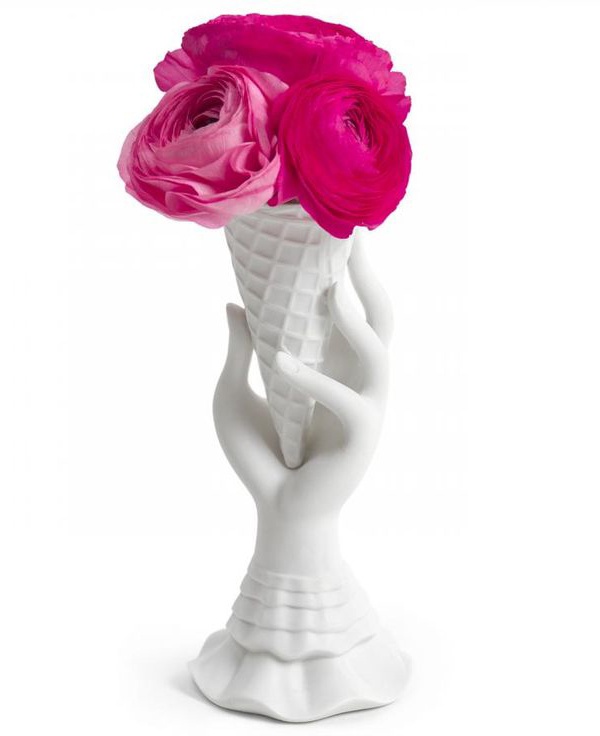 Ice cream cone vase