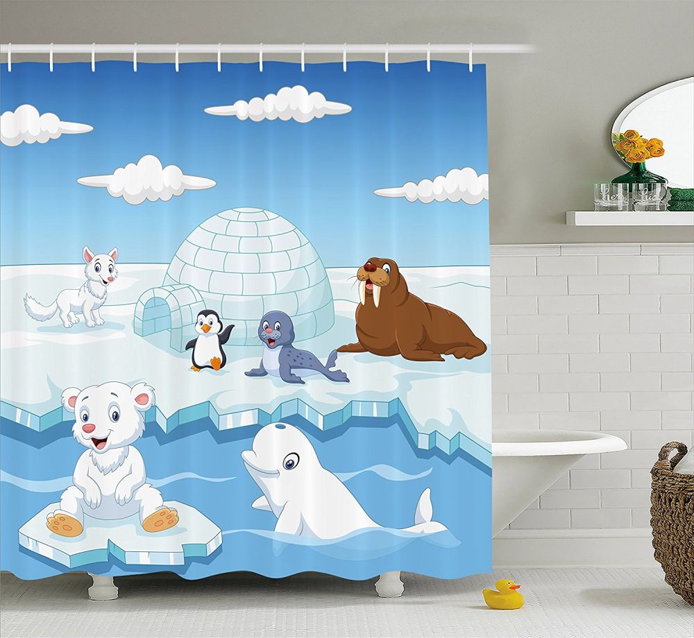 Image of Arctics Animals Polar Bears Seal Penguins Wolfs Whales Artwork