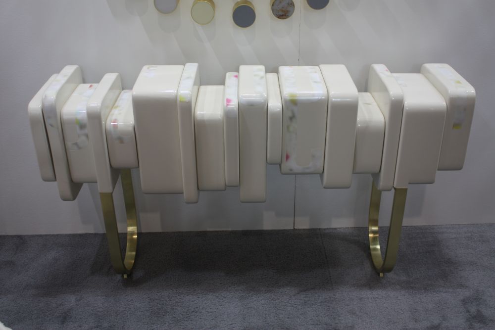 Imagine Console with brass legs
