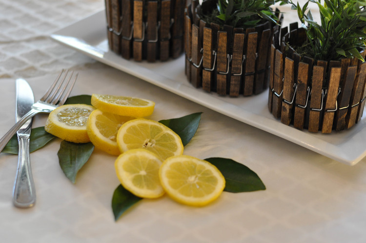 Indoor Clothespin Planters