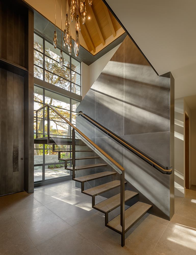 Industrial Built In Handrail