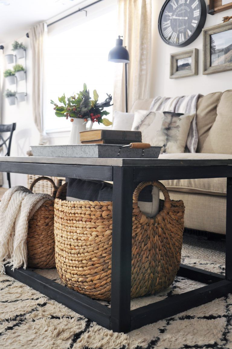 Industrial Farmhouse Coffee Table Free Plans