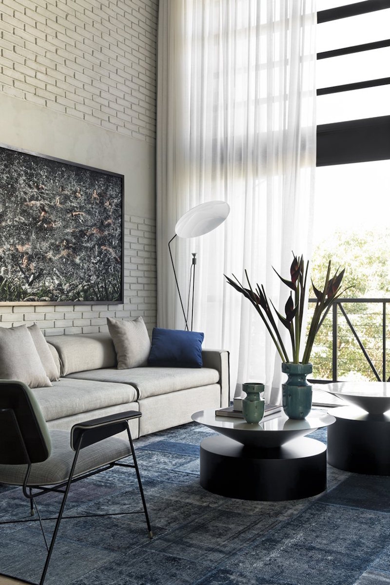 Industrial Sao Paulo loft coffee tables