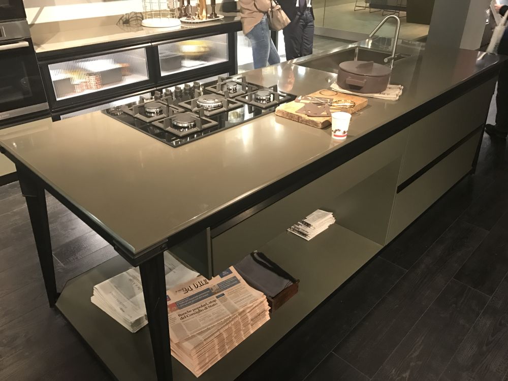 Industrial kitchen on Diesel and Scavolini