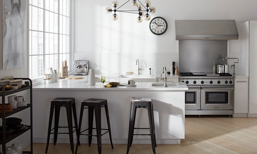 Industrial neutral kitchen design