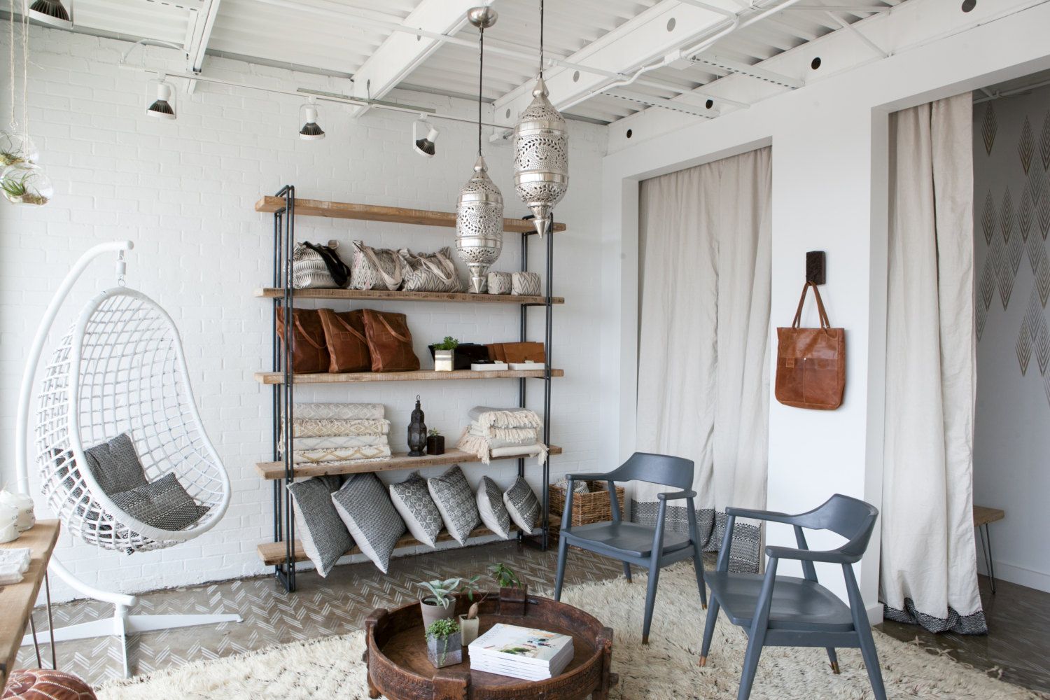 Industrial rustic shelving