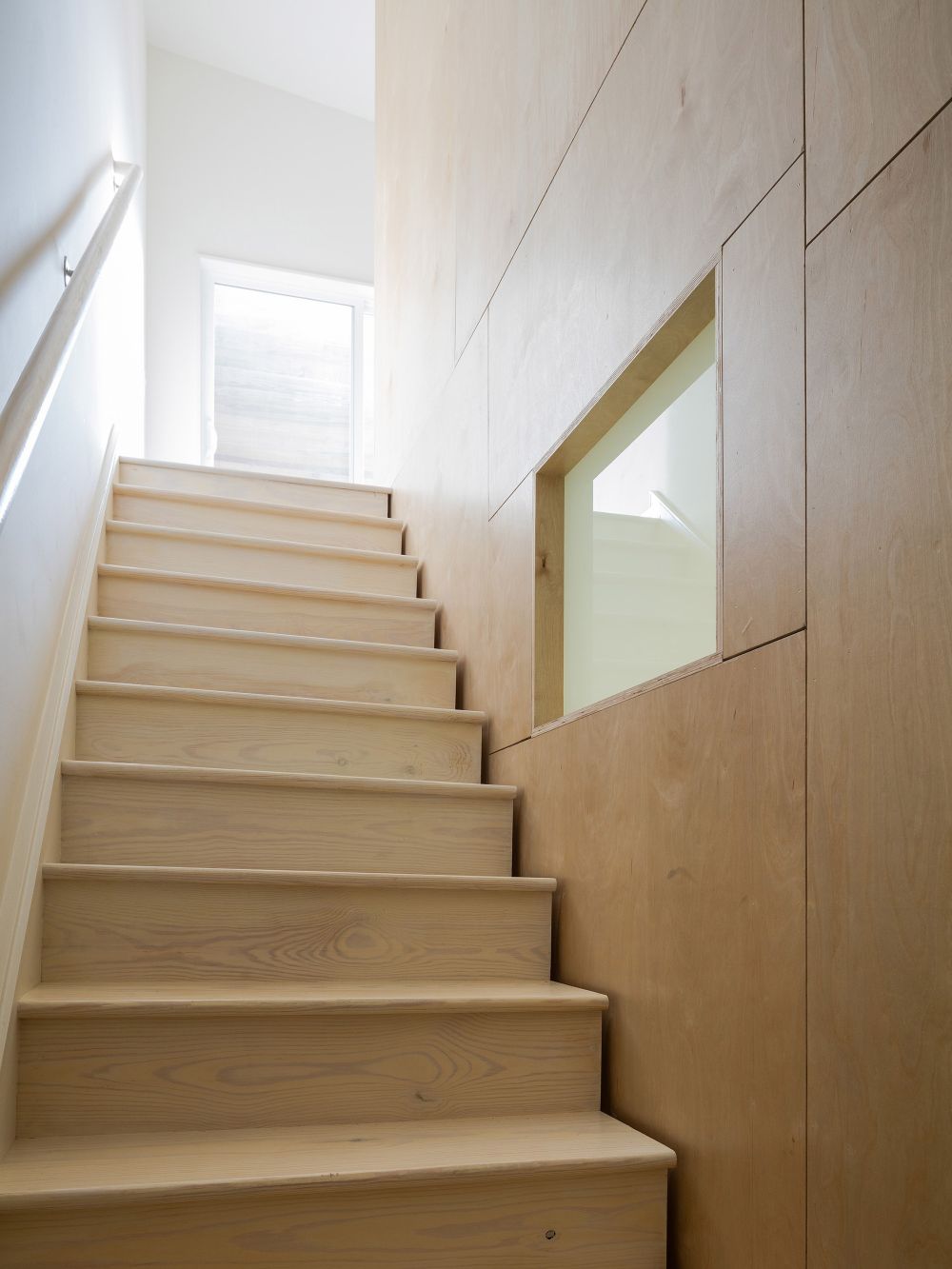 Interface Studio Architects plywood interior- staircase